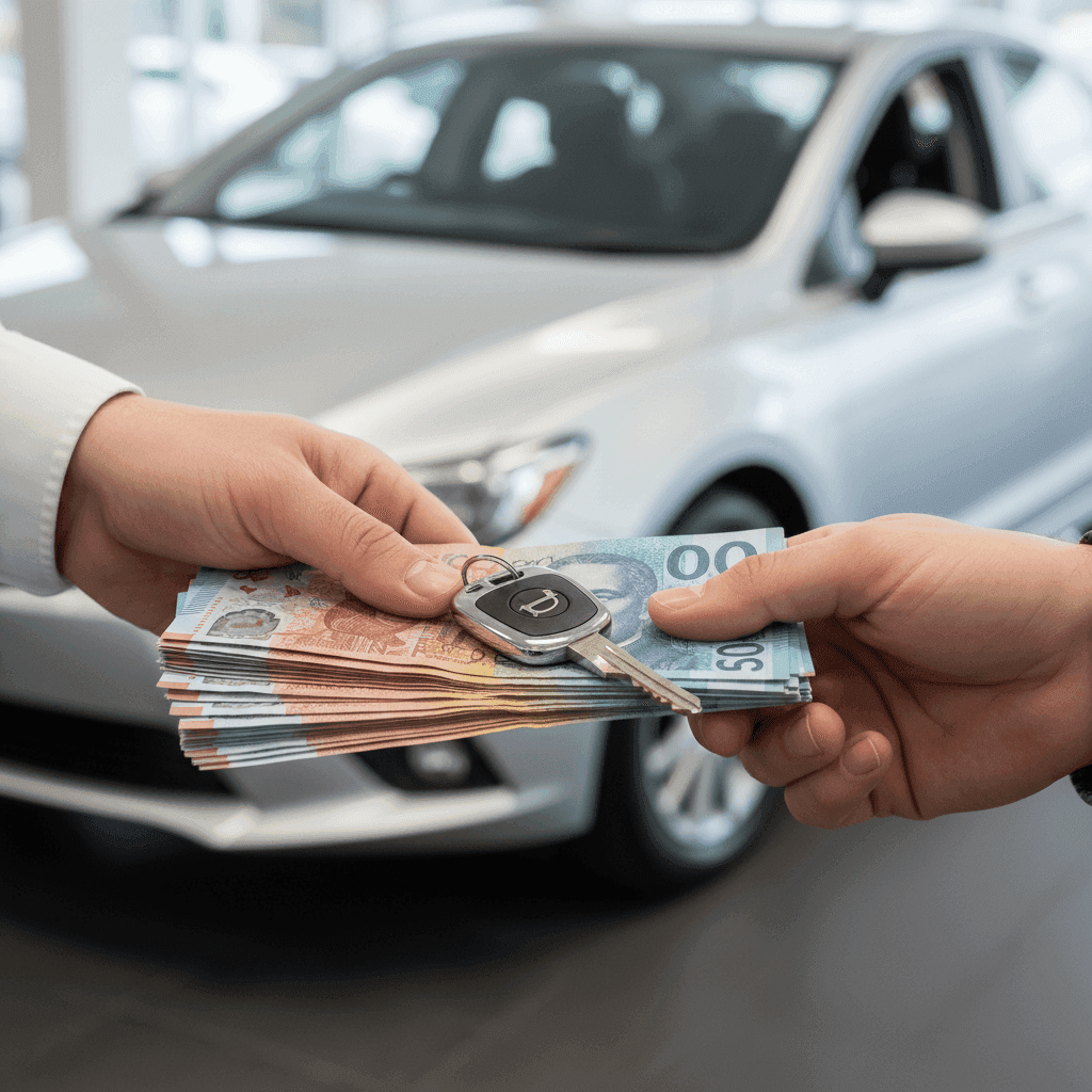 Instant cash payment for car sale in Wellington — get paid on the spot